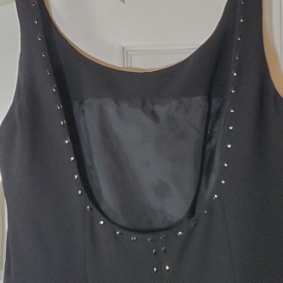 Jones New York Black Cocktail Dress - Size 10 NWT - Picture 4 of 12
